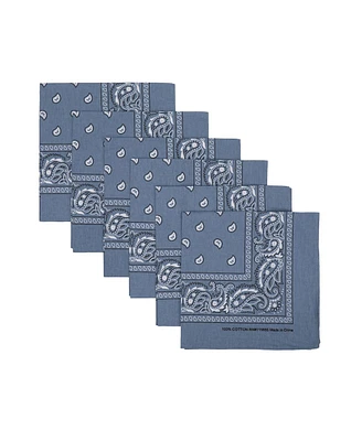 Bioworld Lightweight Blue 22"x22" 6-Pack Bandana Set