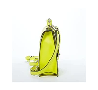 Susu Convertible Leather Backpack Purse Yellow Crossbody Bag Women's Handbag