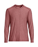 Lands' End Men's Long Sleeve Upf 50 Swim Tee Rash Guard