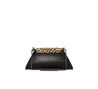 Susu The Angelica Black Leopard Clutch Bag