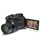 Minolta Minolta Pro Shot 20 Mega Pixel Hd Digital Camera with 67X Optical Zoom, Full 1080P Hd Video & 16GB Sd Card, Black