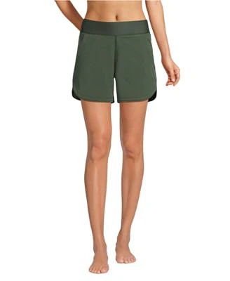 Sunshade Upf 50 Long Sleeve Cropped Rash Guard Board Shorts Swim Set