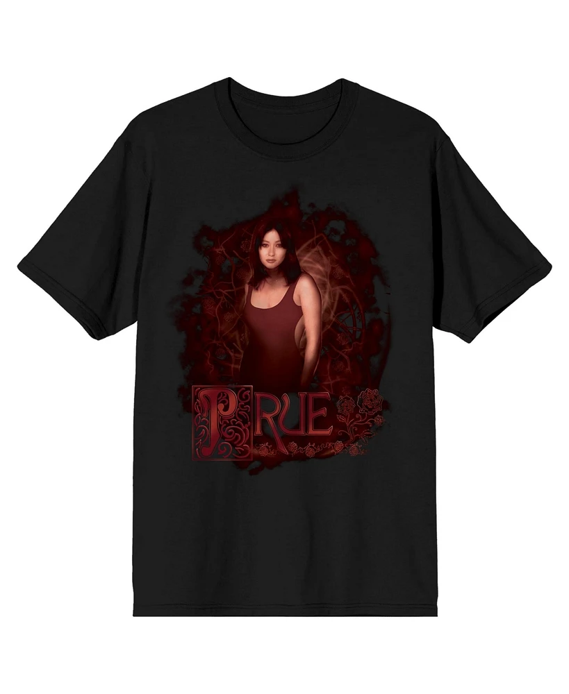 Charmed Prue Halliwell Adult Black Short Sleeve Tee-xxl