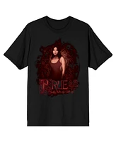 Charmed Men's Prue Halliwell Adult Black Short Sleeve Tee-xs