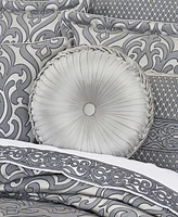 J Queen New York Bolero Tufted Decorative Pillow, 15" Round