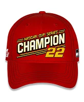 Team Penske Men's Red Joey Logano 2024 Nascar Cup Series Champion Big Number Adjustable Hat