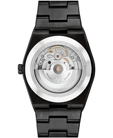 Movado Men's Bold Quest Swiss Automatic Ionic Plated Black Steel Watch, 39mm