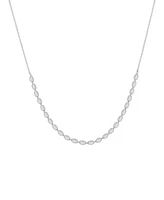 And Now This Silver Plated Knotted Chain Necklace