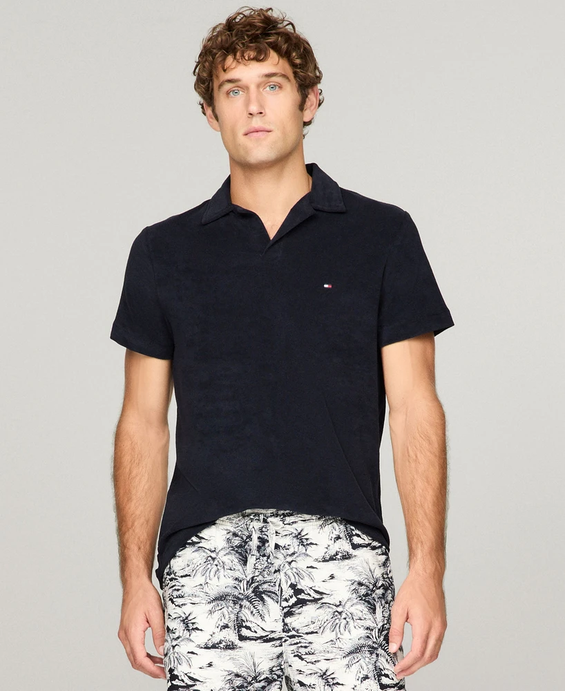 Tommy Hilfiger Men's Regular-Fit Toweling Texture Polo Shirt