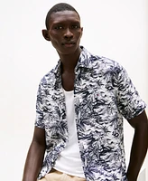 Tommy Hilfiger Men's Regular-Fit Island Print Linen Shirt