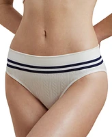 Lauren Ralph Women's Cricket Cable-Texture High-Cut Brief Underwear 4L0192
