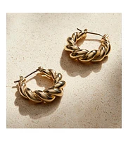 Ana Luisa Twisted Hoop Earrings - Paris