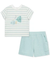 Little Me Baby Boys Aquatic T-Shirt & Shorts, 2 Piece Set