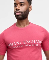 Aix Armani Exchange Men's Text Logo T-Shirt