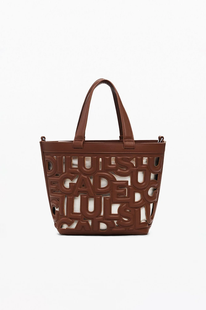 Desigual Women's Small perforated letters bag