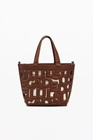Desigual Women's Small perforated letters bag