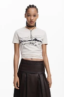 Desigual Women's Short-sleeve landscape T-shirt