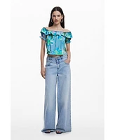 Desigual Women's Ruffle blouse