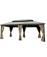 Mondawe Outdoor Living 14x20FT Hardtop Gazebo Canopies