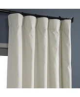 Half Price Drapes Light Greige Solid Cotton Hotel Blackout Curtain