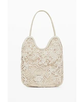 Desigual Women's Medium crochet shoulder bag