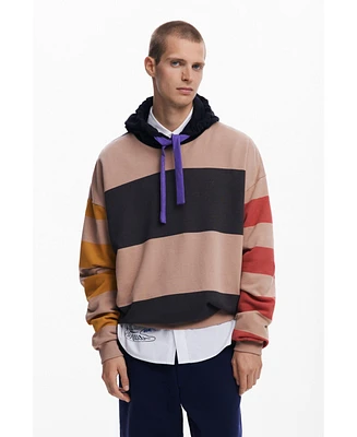 Desigual Men's Wide-striped sweatshirt