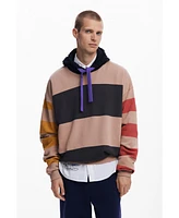 Desigual Men's Wide-striped sweatshirt