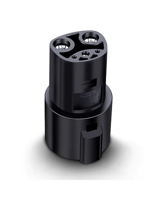 Lectron J1772 to Tesla Adapter 80 Amp (250V) - Compatible with Tesla Model S/3/X/Y/Cybertruck and All Electric Vehicles in the Nacs Alliance (Black)