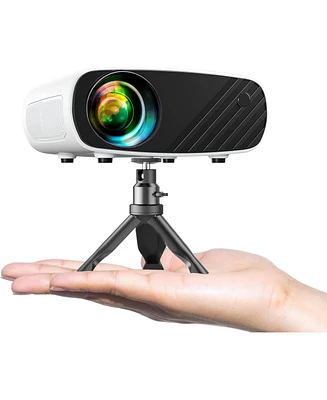 Elephas Mini Projector for iPhone, Elephas 2024 Upgraded 1080P Hd Projector, 8000L Portable Projector with Tripod and Carry Bag, Movie Projector Compa