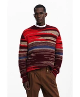 Desigual Men's Thick striped sweater