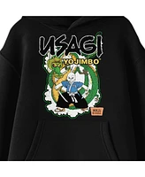 Bioworld Usagi Yojimbo Samurai Rabbit and Dragon Youth Black Hoodie