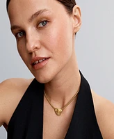 Pandora 14K Gold Plated Rose Bloom Oversized Charms