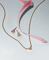 Pandora Gold Plated Triple Stone Heart Gift Set