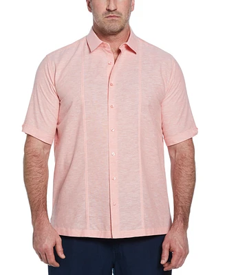 Cubavera Men's Big & Tall Linen Panel Shirt