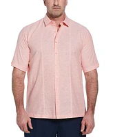 Cubavera Men's Big & Tall Linen Panel Shirt