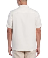 Cubavera Men's Palm Print Short-Sleeve Button-Down Shirt