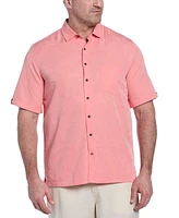 Cubavera Men's Big & Tall Palm Print Shirt