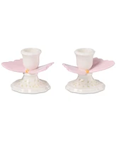 Lenox Butterfly Meadow Candlestick Holders, Set of 2