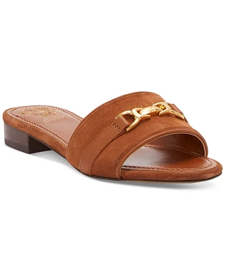 Vince Camuto Women's Maxine Horsebit Slide Sandals