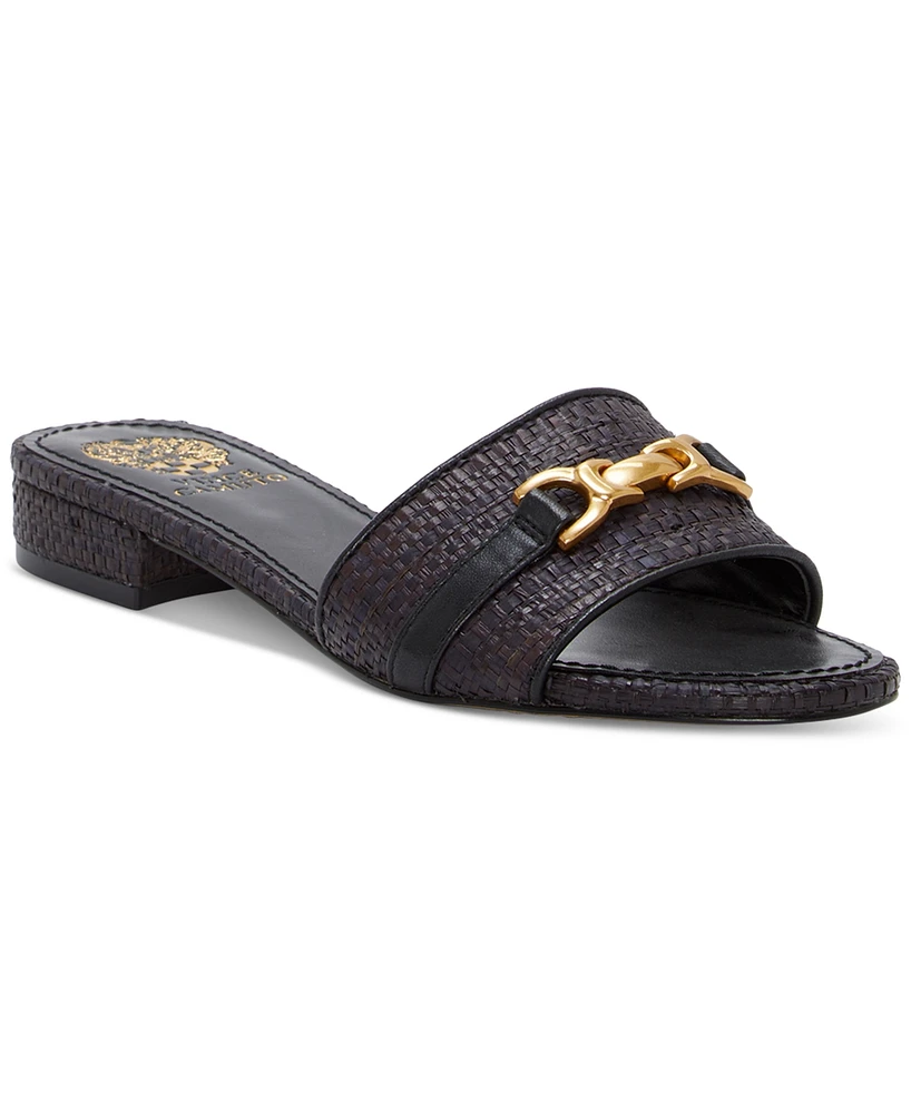 Vince Camuto Women's Maxine Horsebit Slide Sandals