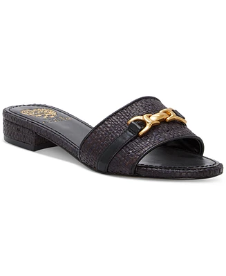 Vince Camuto Women's Maxine Horsebit Slide Sandals