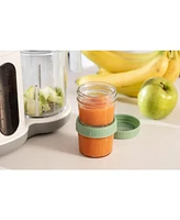 Sperric 12 Pack Glass Baby Food Storage Jars with Lids