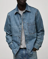 Mango Men's Denim Overshirt