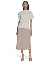 Halston Women's Butterfly-Sleeve Top