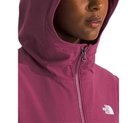 The North Face Women's Shelbe Raschel Zip-Front Fleece-Lined Hoodie Jacket