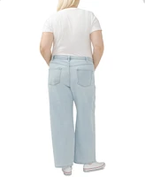 Silver Jeans Co. Plus Be Easy Straight-Leg Drawstring