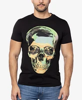 Men's Tie Dye Skull Rhinestone Graphic T-Shirts