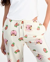 Love Tribe Juniors' Strawberry Shortcake Lounge Pants