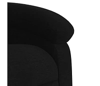 Recliner Chair Black Fabric