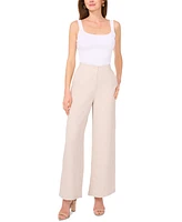 Vince Camuto Women's Mid-Rise Wide-Leg Pants